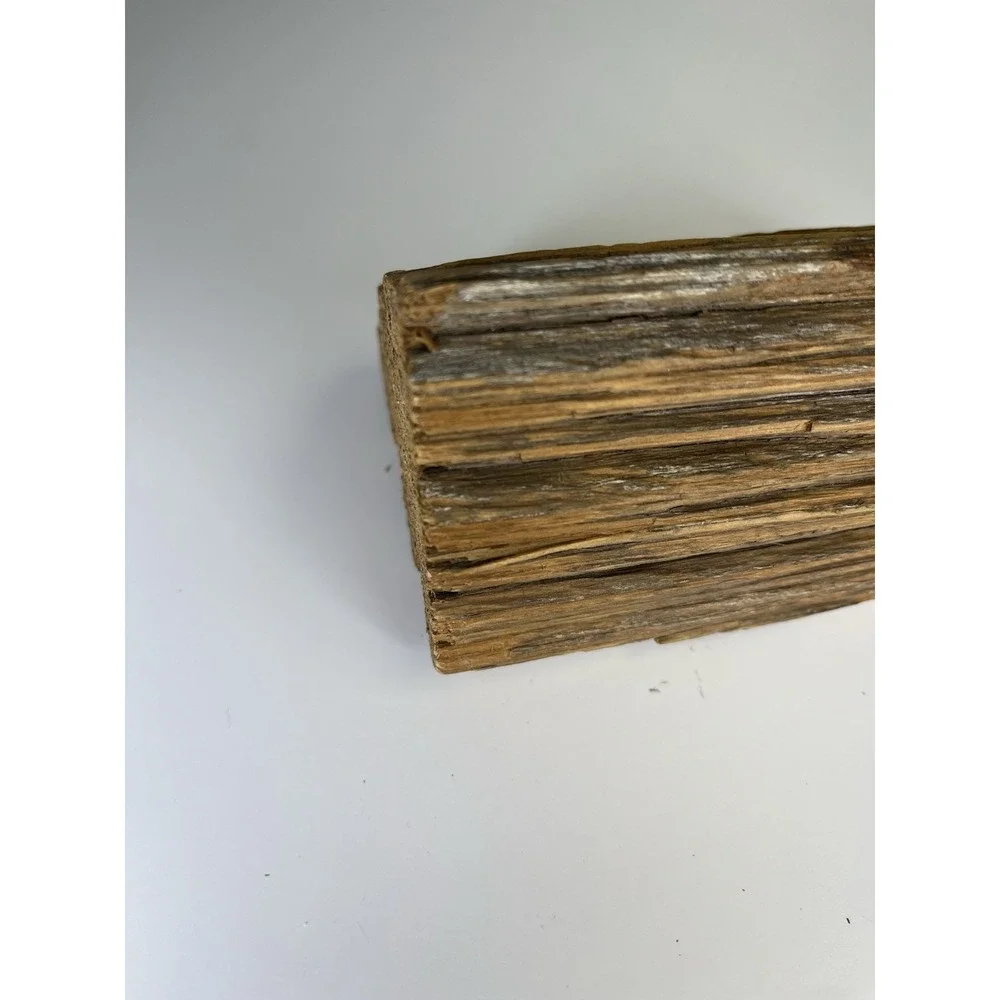 Live Edge Wood Vase Weed Pot Australian Red Gum Wood Fence Post Brutalist Rustic